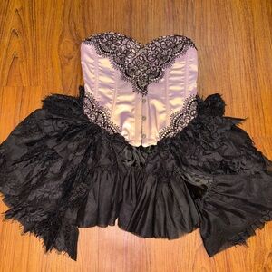 Pastel goth corset